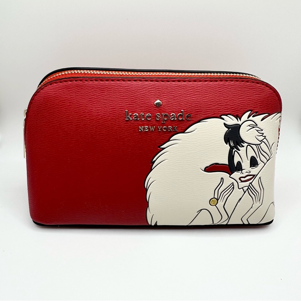 Kate Spade x Disney Cruella Makeup Bag